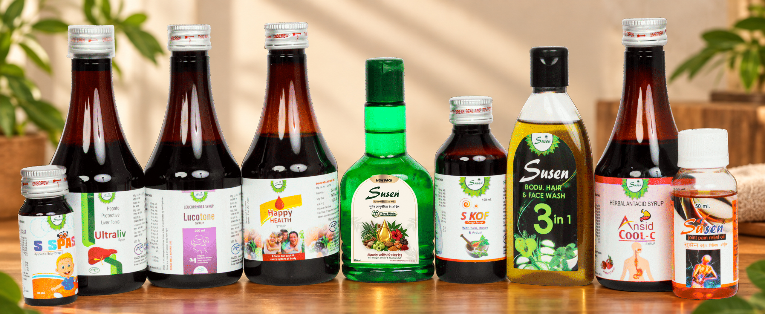 Susen Ayurvedic Product Collection